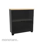 Modera Lower Glass Door Cabinet with Glass Door (Lemari Kantor)