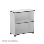 Modera Lower Open Shelf Cabinet (Lemari Kantor)