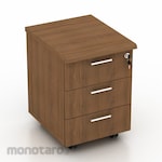 Modera Mobile Pedestal 3 Drawer with Central Lock (Lemari Kantor)