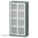 Novin Hannover Series Lemari Tinggi Pintu Kaca Geser