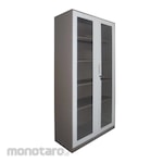 TIGER (Office) Steel Cupboard Two Glass Doors