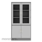 TOP Furniture Combination Swing Door Cupboard (Lemari)