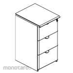 UNO Filling Cabinet 3 Laci Central Lock Platinum Series (Lemari Arsip)