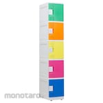 YAU YASUNLIPLAST Locker 5 Doors (Lemari Loker)