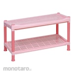 Basic Home Plastic Shoes Rack Hedonia (Rak Sepatu Plastik)