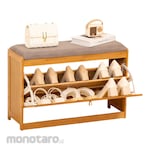 Homedoki Shoes Rack Bamboo (Rak Sepatu)