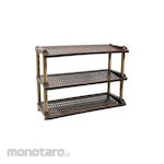 Lucky Star Brown Slanted Shoe Rack (Rak Sepatu)