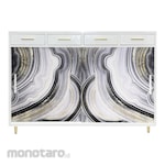 SAPPORO Shoes Cabinet Elba Steel Sliding Door (Rak Sepatu)