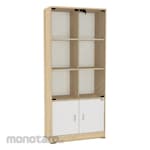 ACTIV FURNITURE Lemari Buku + Kaca Galant Series