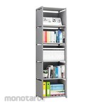 AONEZ Five Grid Six Layer Non Woven Arrangement Shelf (Lemari Buku)