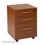 CARRERA FURNITURE Mobile Drawer DR 3 Red-004 1unit