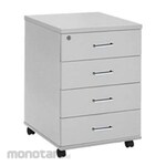 CARRERA FURNITURE Mobile Drawer DR 4 Orange-012 1unit