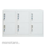 SAPPORO WEIMAR Loker Besi Dinding 6 Pintu