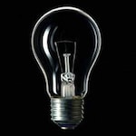 Asahi Lamp Long Life Clear Light Bulb