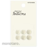 Now Now Button (KIYOHARA) 4 holes for shell buttons