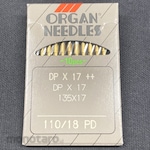 ORGAN NEEDLE DPX17++ sewing machine needles for heavy-duty lockstitching, automatic cycle stitching, and welt stitching