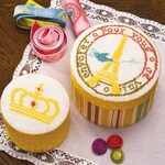 Nippon Chuko Cartonage Set Nested Round Box