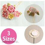 Nippon Chuko Flower mount with wire for knob work