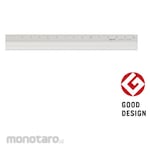 Designphil(MIDORI) Aluminum Ruler 15cm Silver (Penggaris Logam 15cm)