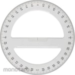 Shinwa Rules Acrylic Protractor Ruler (Penggaris Busur)