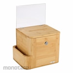 SAFCO Bamboo Suggestion Box Natural