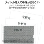 ESCO A4/310x220mm security holder clear