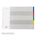 Bantex PP Colour Divider Landscape A3