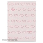 Nakabayashi Hippo Series/A5 Notebook/Pink