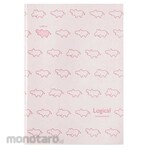 Nakabayashi Hippo Series/A6 Cover Notebook/Pink