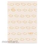 Nakabayashi Hippo Series/A6 Notebook/Beige