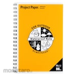 Okina Project Waterproof Notebook (5Mm Grid Blue Ruled Line)