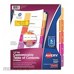 AVERY Binder Index