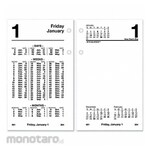 AT-A-GLANCE Desk Calendar Refill Daily