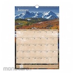 AT-A-GLANCE Wall Calendar Monthly Scenic