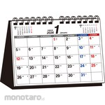 Nagaoka Shoten (T13) 2026 Simple Desk Calendar [Monday Start / A5 Landscape]