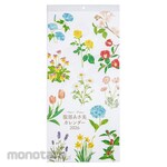 Nakabayashi Wall Calendar 2026 Flower Illustration/A2 Slim