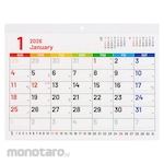 Nakabayashi Wall Calendar 2026 Monthly Character SC/A3 Landscape