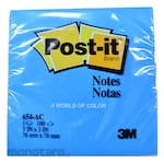 3M Sticky Notes Mediterranean Blue 654 (Memo Stick/ Kertas Memo)