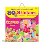 Bazic Lembar Mewarnai dan Stiker Seri Princess