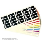 ITOKI Color number sticker labels for upper headings