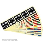 ITOKI Color number stickers for horizontal headings