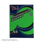 Tom & Jerry Label Stiker Warna Neon A6 (Fluorescent Sticker)