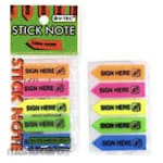 V-TEC Sticky Note Arrow Sign