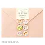 Designphil(MIDORI) Envelope + happiness + road flower pattern