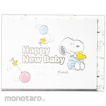 Hallmark Japan Baby Birth Card Snoopy Foil Line Baby II