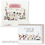 Hallmark Japan Birthday Card Snoopy Party Garland II