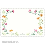 Hallmark Japan Mini Message Card Cut Blooming T