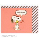 Hallmark Japan Mini Multipurpose Card Snoopy Heart Hug II