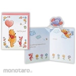 Hallmark Japan Multipurpose card Disney Winnie the Pooh Pooh Flowers and Balloons II