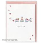 Hallmark Japan Multipurpose card Tiny Animal Tail Hedgehog and Heart II